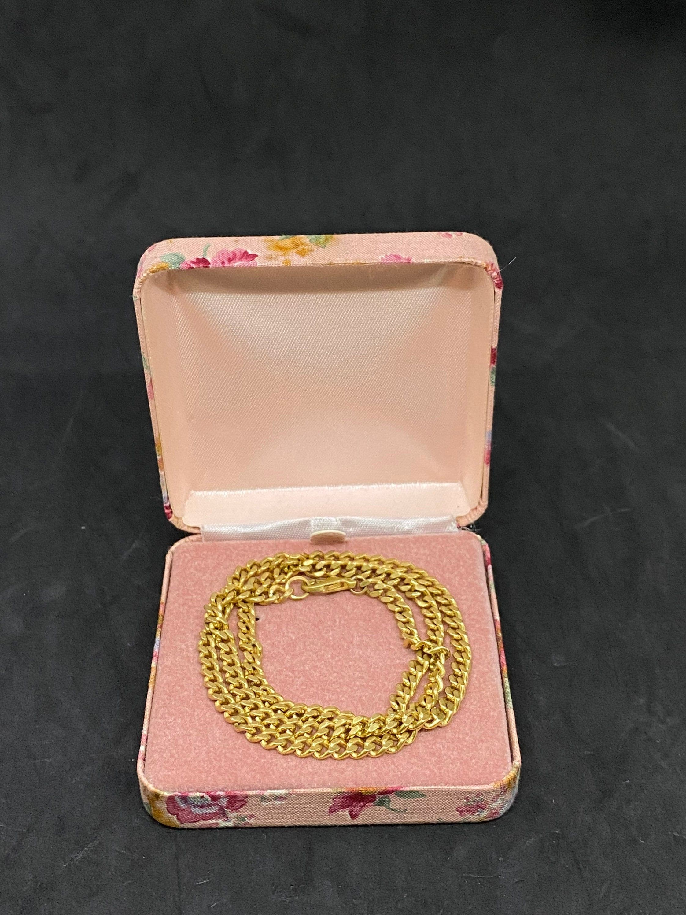 Almer Goldplate Chain Pipe 20 Inch Vintage 1980s Gentleman's Smoking