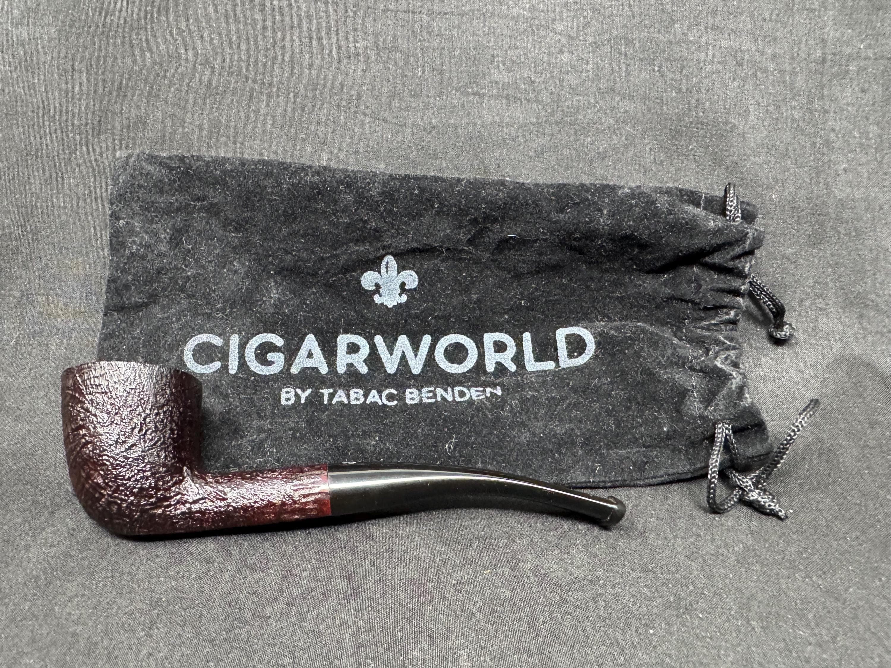 Pipe Republic Made in England Sand Modell 45 Bent Dublin Zulu