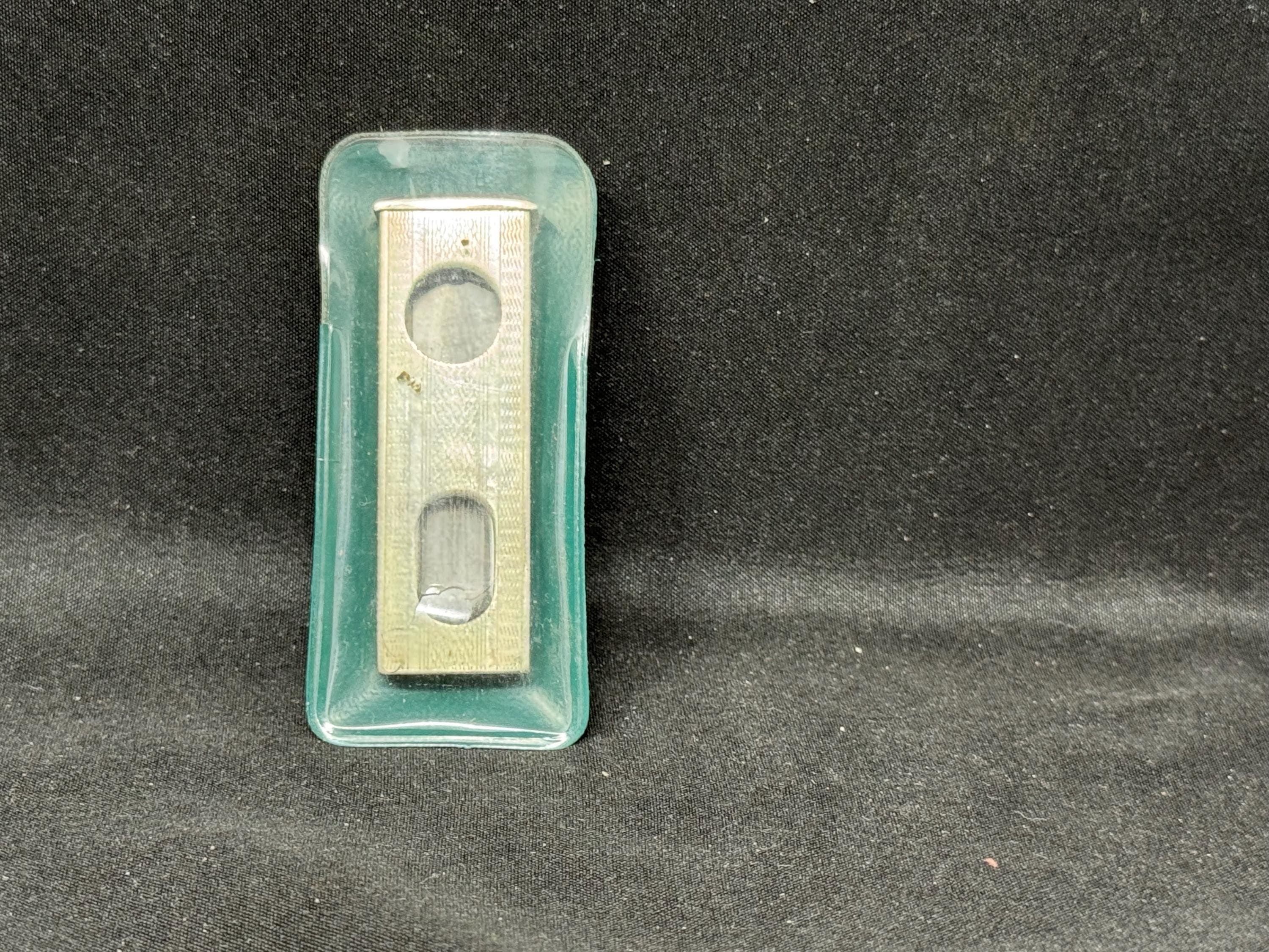 Donatus Solingen Nichtrostend D.B. Pat. 815417 Dual-Cut Cigar Cutter, circa 1951