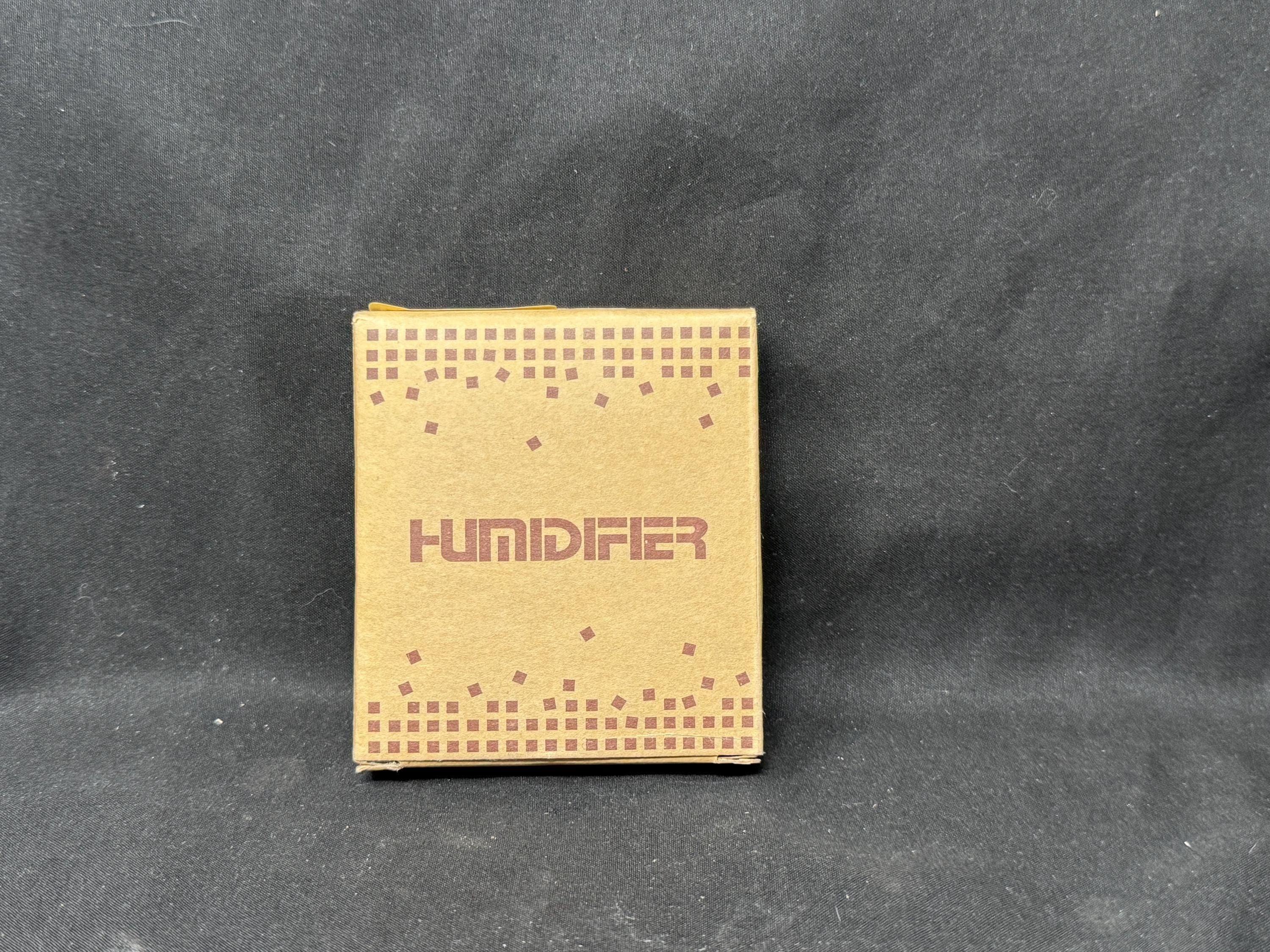 Vintage Desktop Humidor System - Self-Regulating Precision Humidification Device