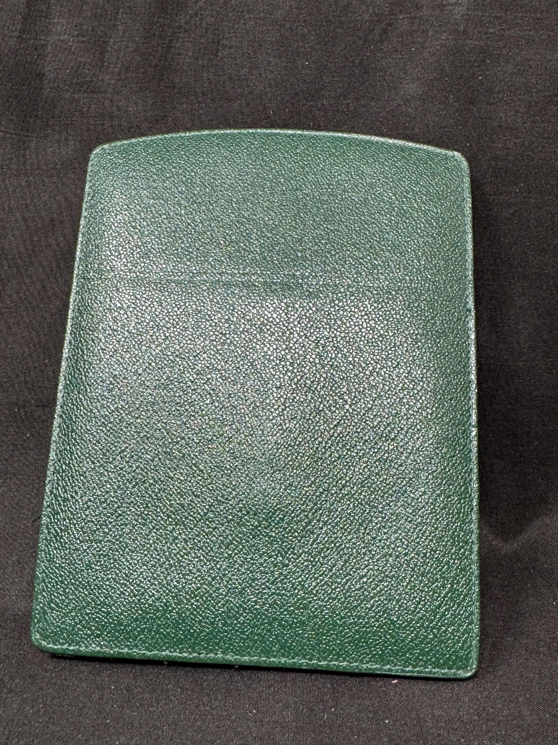 German Textured Leather Cigar Case - Four-Cigar Hard-Shell Holder, Crocodile Texture