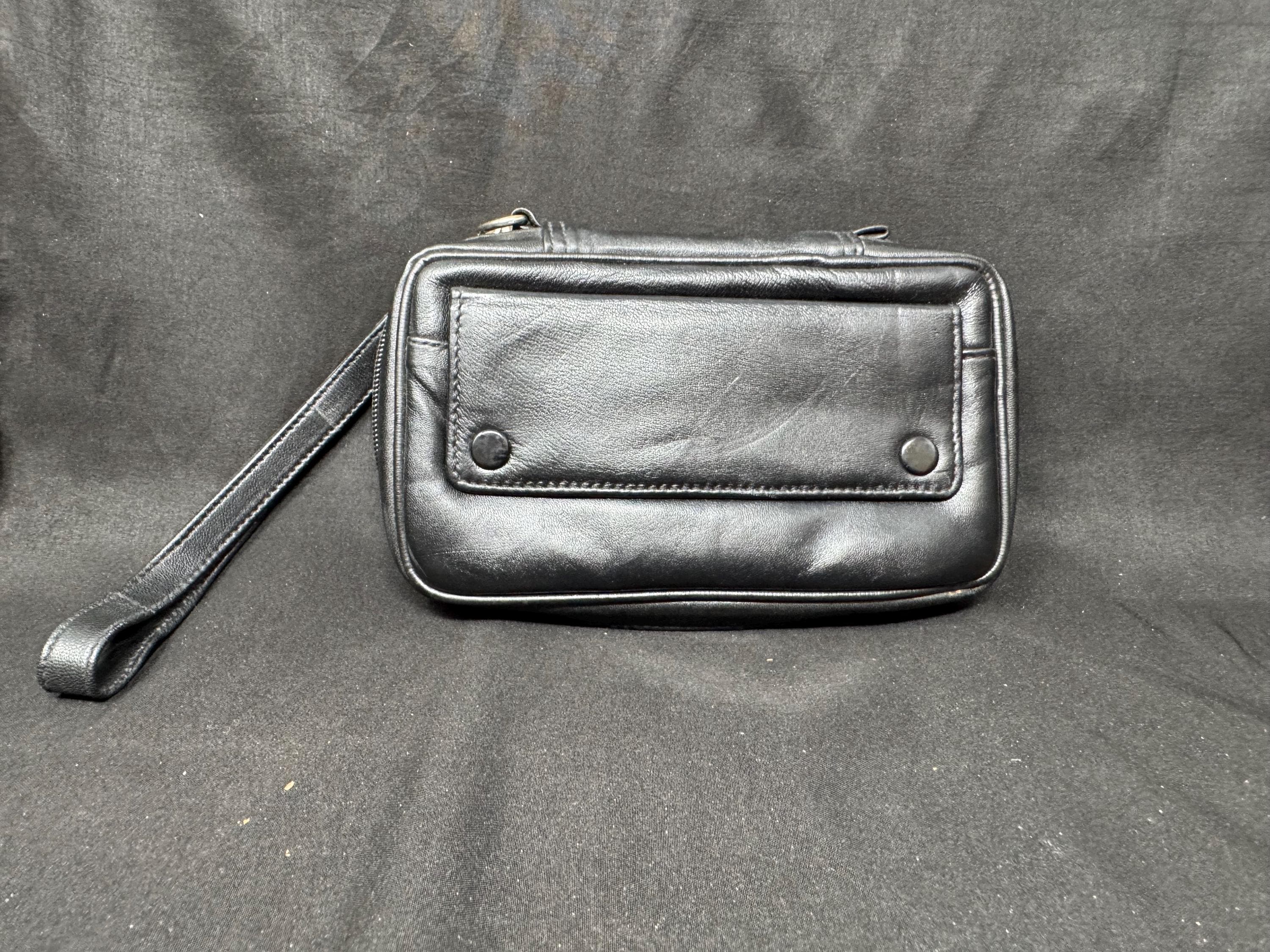 Vintage German Leather 3-Pipe Travel Organizer | NOS Tobacconist Stock