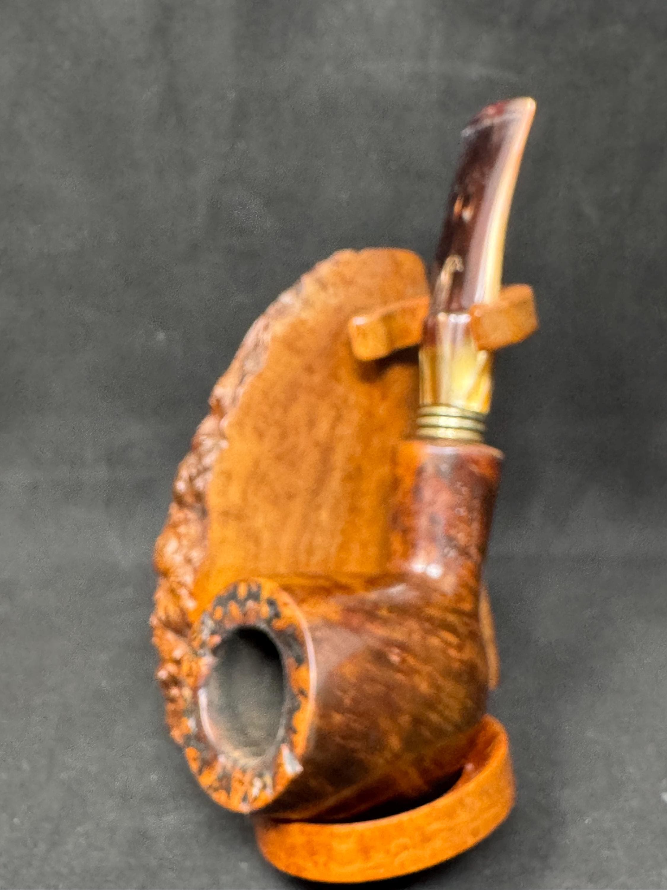 Stefano Santambrogio Exclusive Selected Briar Chubby Billiard - Italian Artisanal Estate Pipe,
