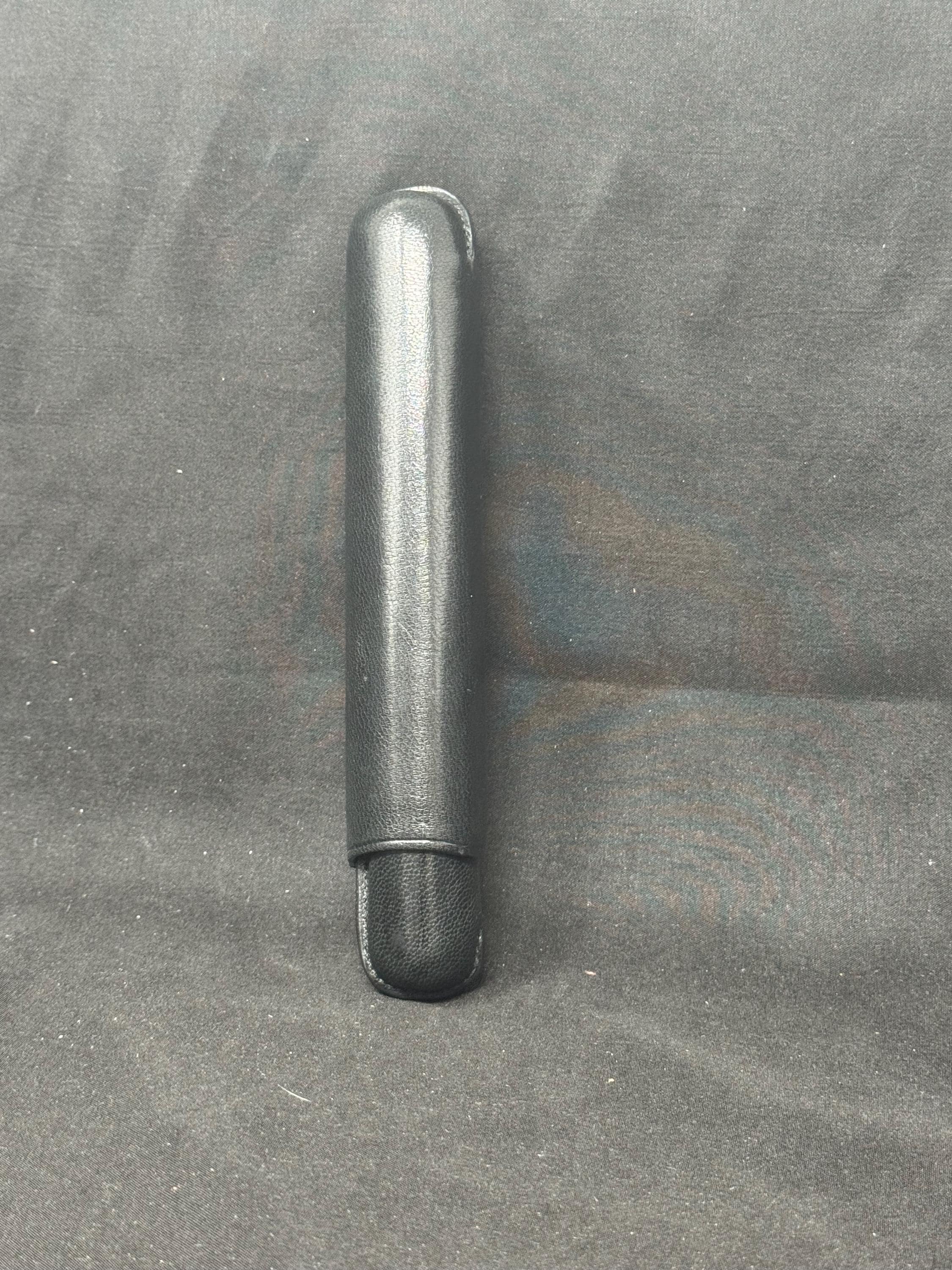 Unmarked Spanish Hard Leather One-Cigar Case, German Spec, Ubrique c.1980s-2000s