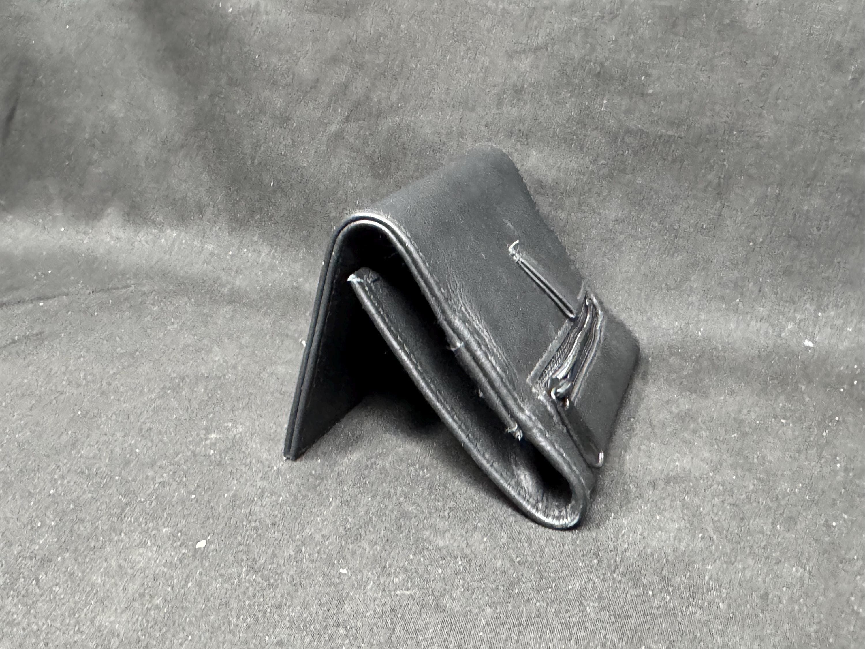 Vintage German Leather Tobacco Pouch | Roll-Up 2oz Tin Case