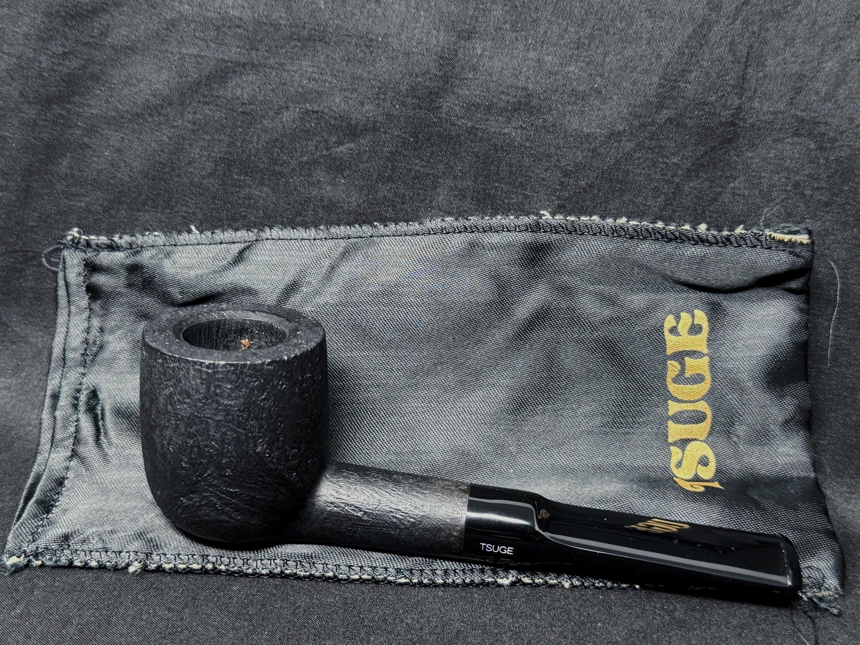 Tsuge "The Tasting" (Series 23) Billiard | Mint Pre-Smoked Condition | Tapered Acrylic Stem | No Filter