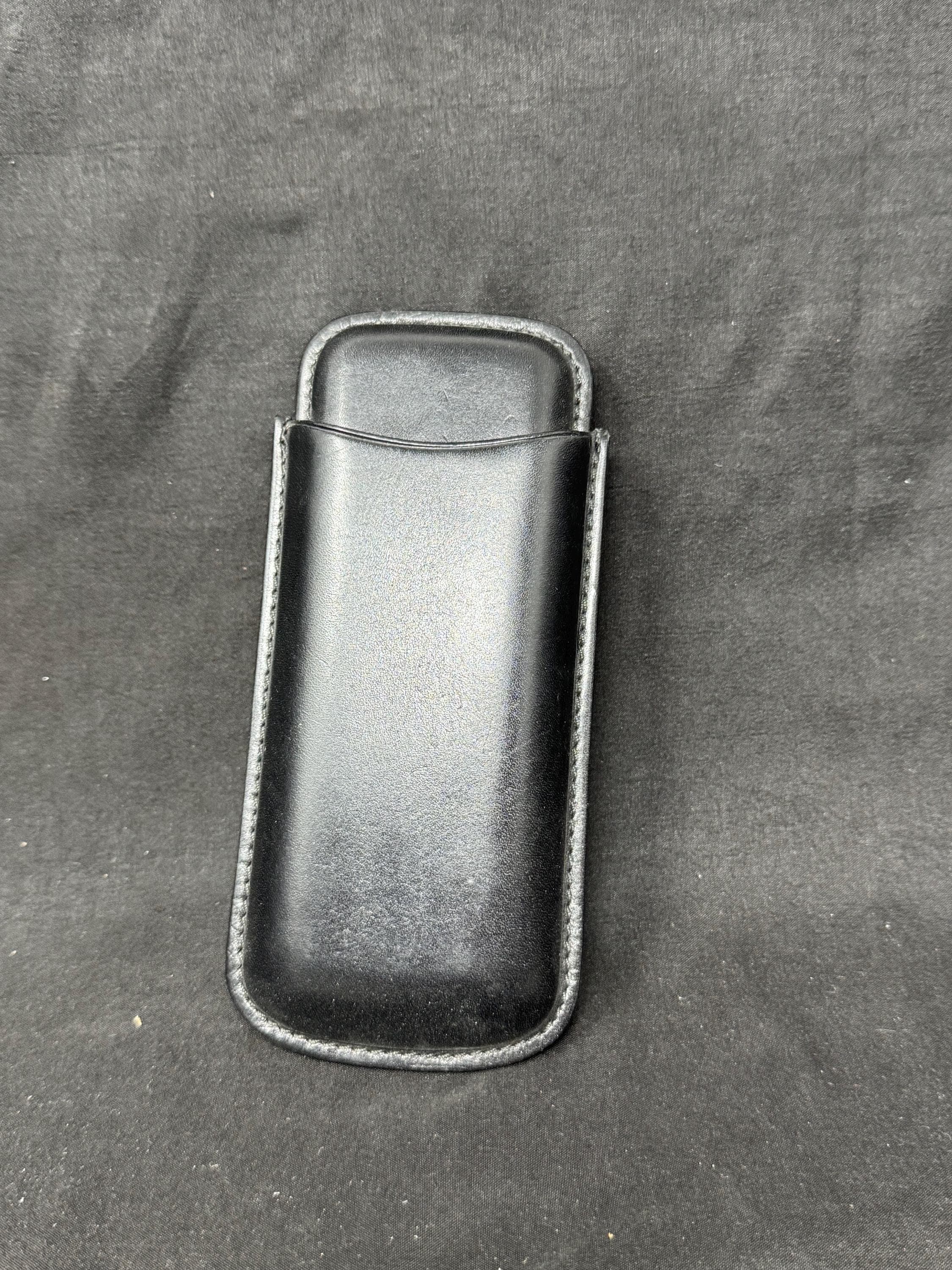 Museum-Quality German Hard Leather Cigar/Pipe Travel Case | Anonymous Atelier, Circa Mid-20th Century