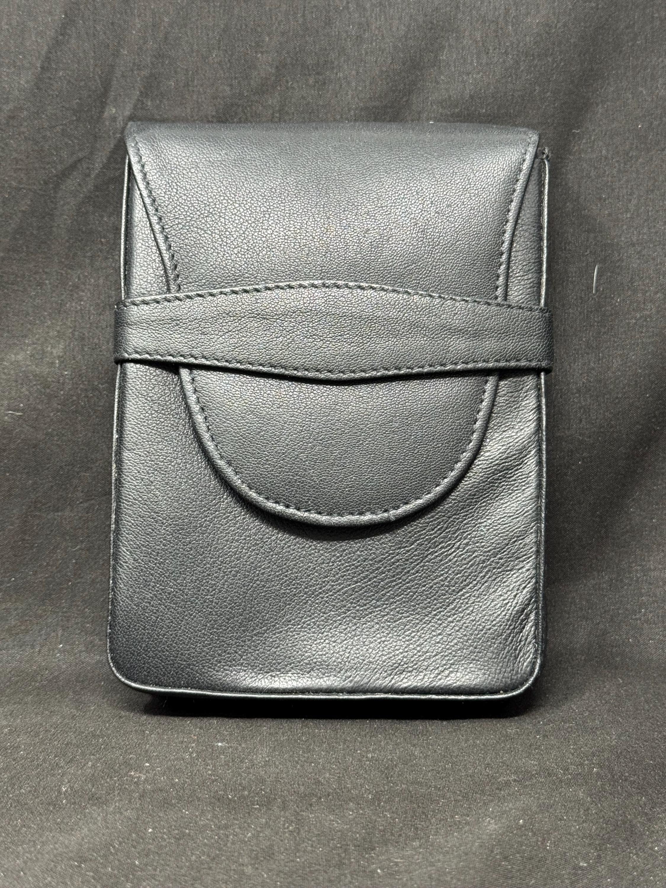 Early 20th Century Leather Utility Case | Unbranded Slip Design | Estate Archive