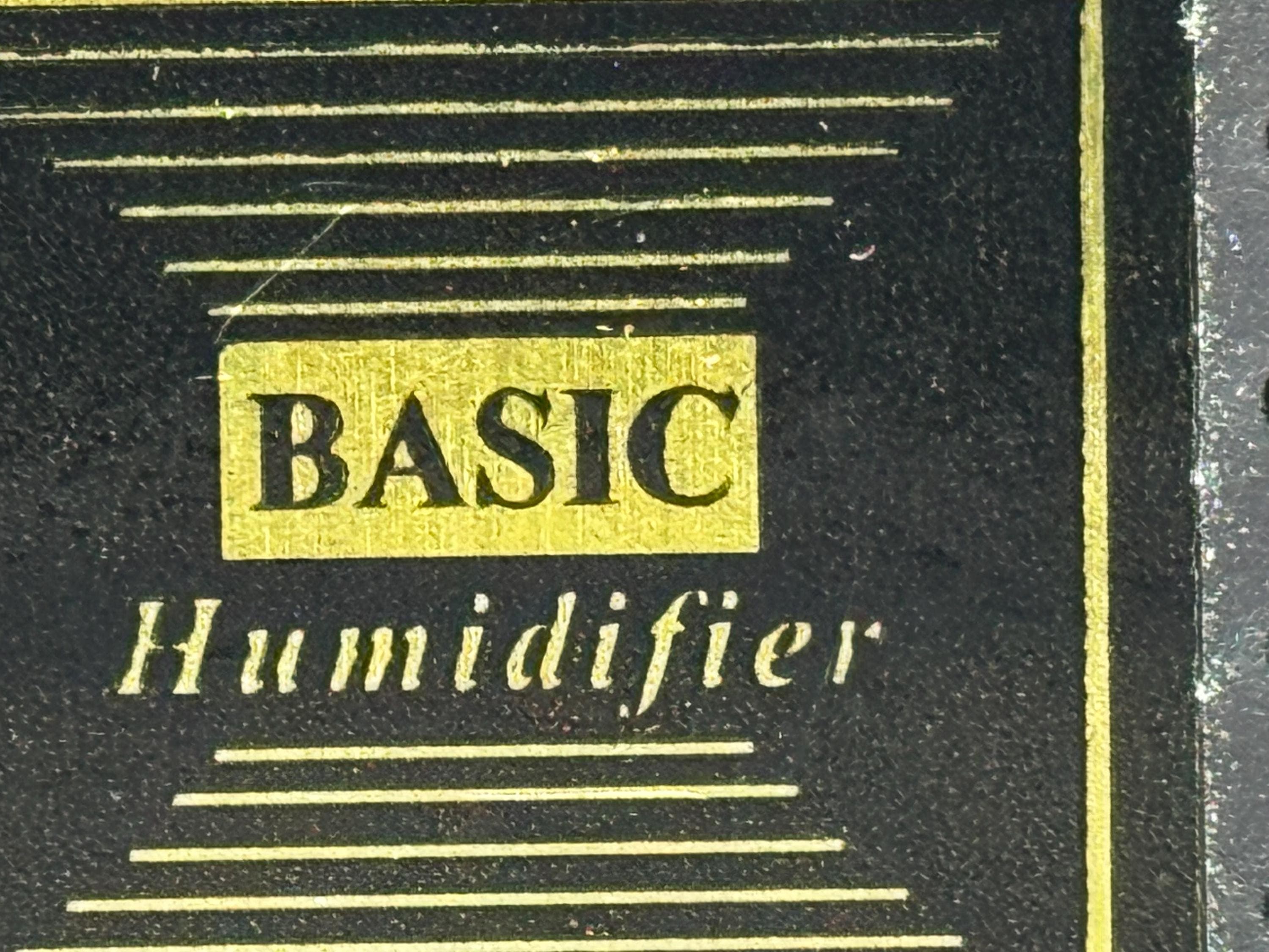 Vintage Basic Humidifier - Mid-Century Cigar Humidor Accessory,