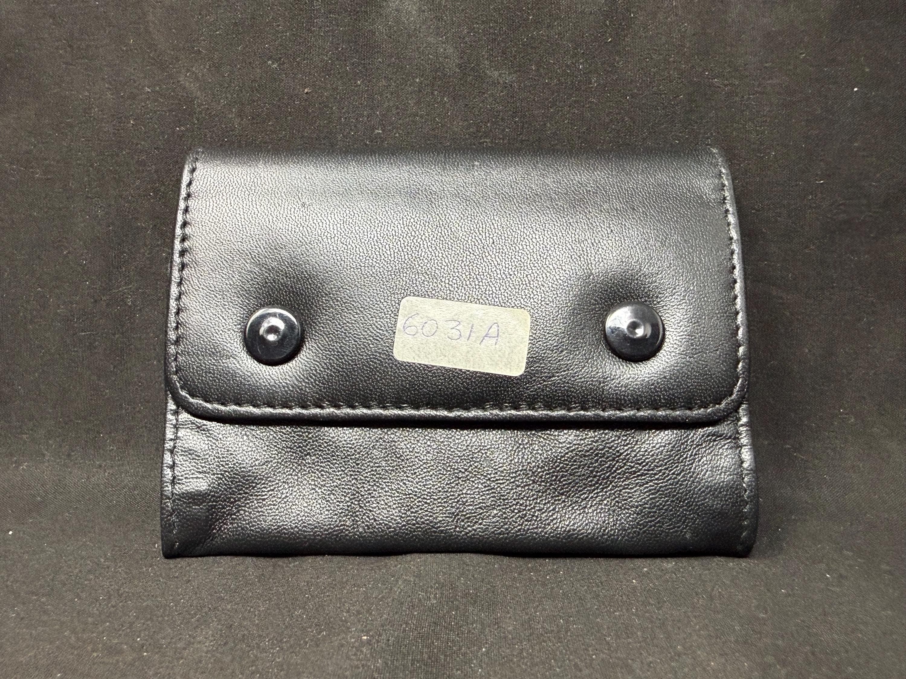 German Expandable Leather Tobacco Pouch | Medical-Grade Rubber Lined Magic Box, NOS