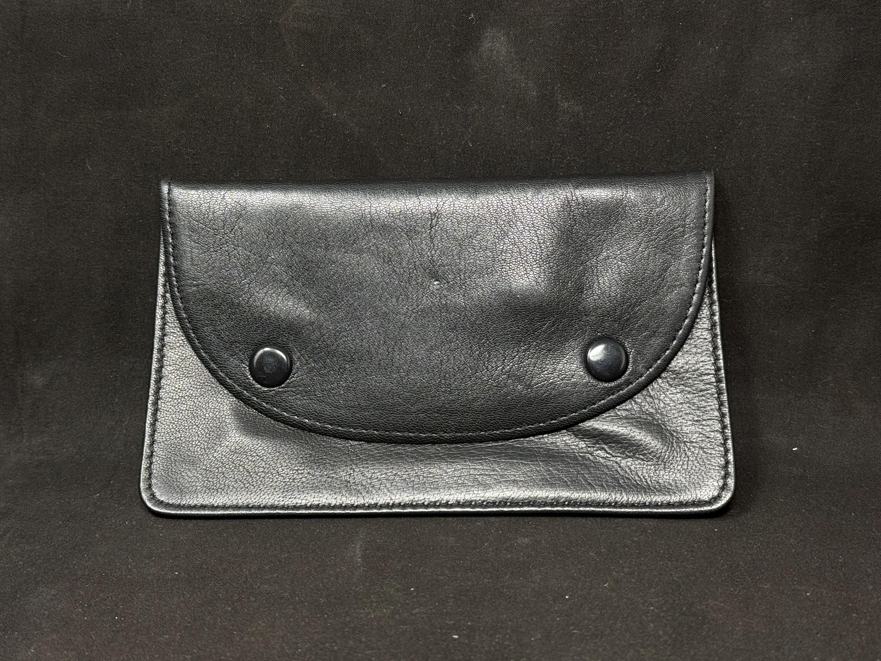 Vintage German Medical Rubber-Lined Tobacco Pouch, 1oz Capacity, NOS